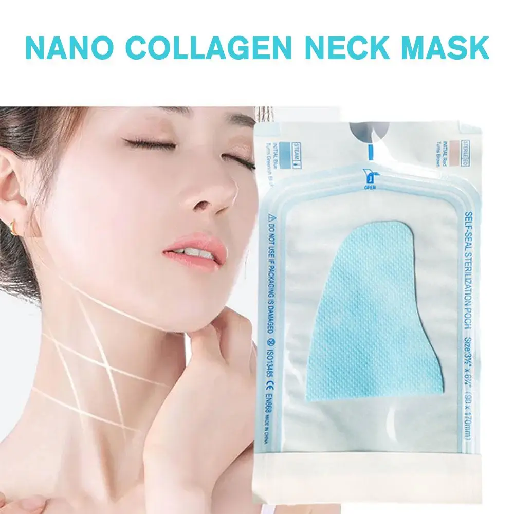 Collagen Neck Mask Fade Neck Pattern Skin Tightening Dark Neck Patch Remover Remove Moisturizing Wrinkle Elastic Firming U0M0