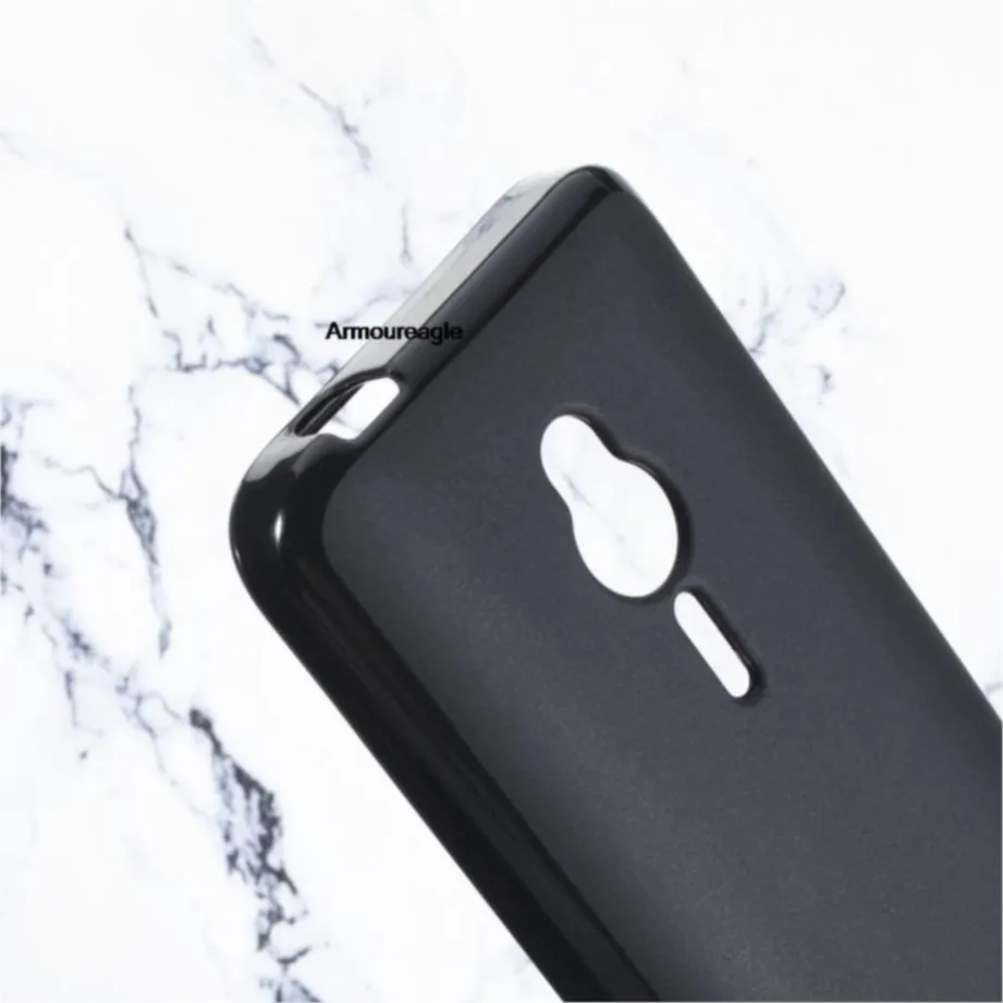 Cover Posteriore In Gel Nero Tpu Slim Soft Anti Skiding Per Nokia 230 / 230 Dual Sim Custodia In Gomma Siliconica Per Telefono Cellulare