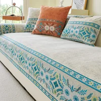 Modern And Simple Chenille Sofa Cushion Four Season Universal Bohemian Style Dustproof Anti Slip For Living Room Sofa Cushion 2