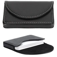 PU Leather Business Card Holder Professional Men's Credit Card Case With Magnetic Shut RFID Large Capacity Wallet 96*65mm 1