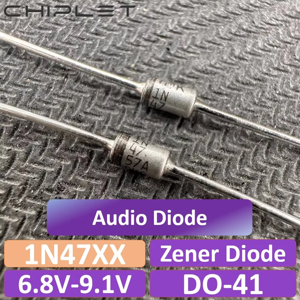 10pcs-Audio-Diode-1N47XX-Zener-Diode-DO-41-Gold-seal-1N4736A-6-8V ...