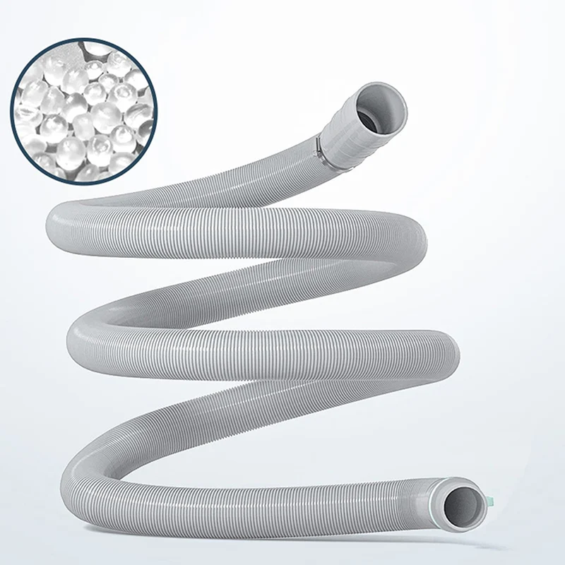 1pc 1.5/2/3m Plastic Washing Machine Outlet Drain Hose Pipe Dishwasher