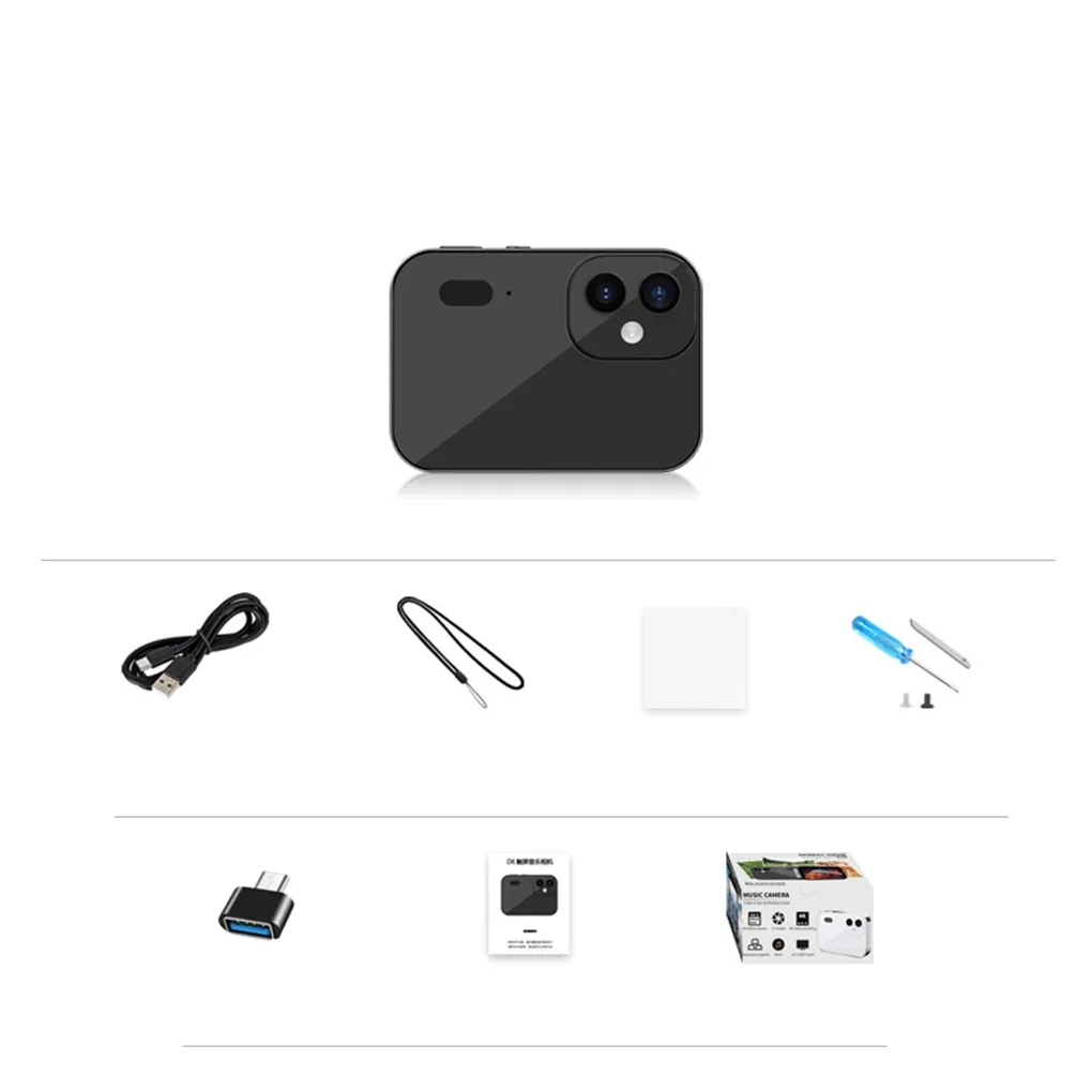 4k Digital Camera 64mp With Touch Screen And Night Vision_voghion.com