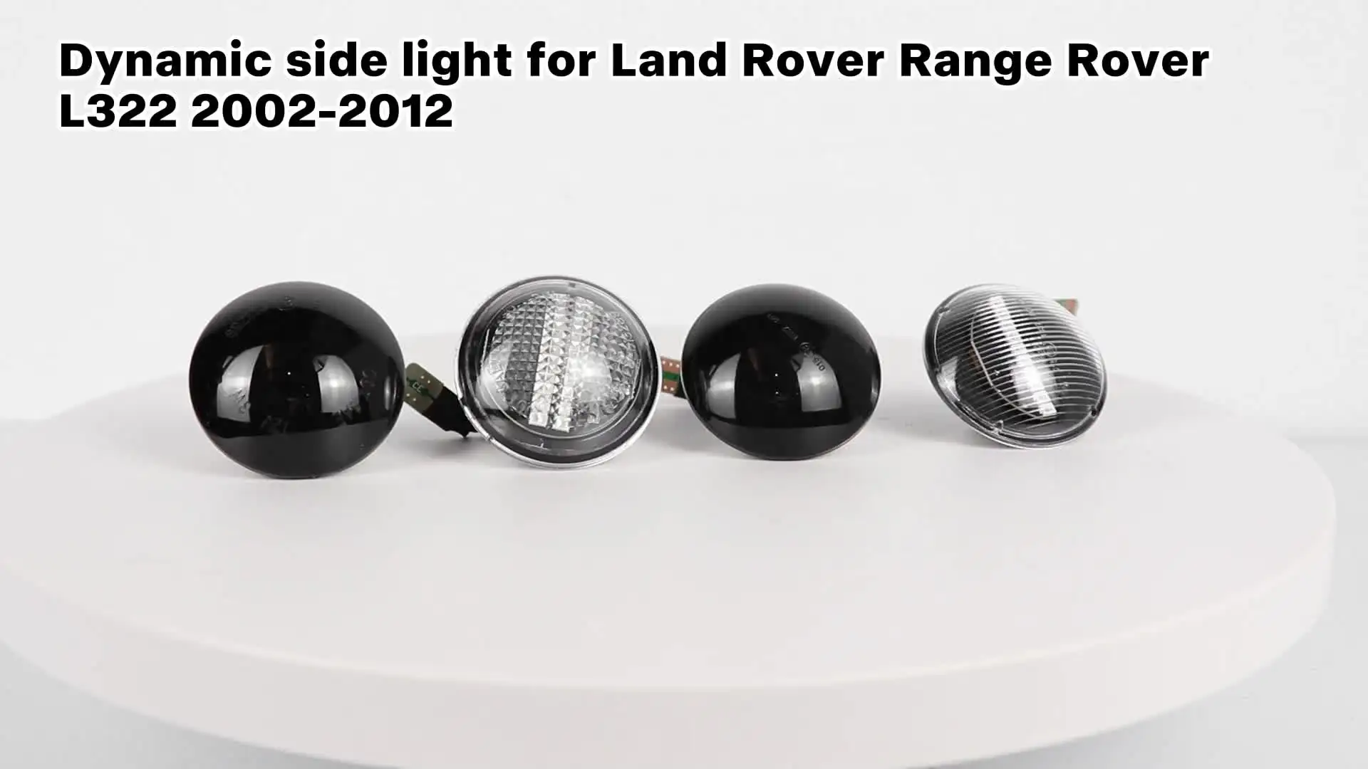 LED Clignotant Latéral Noir Pour Tous Range Rover III, L322