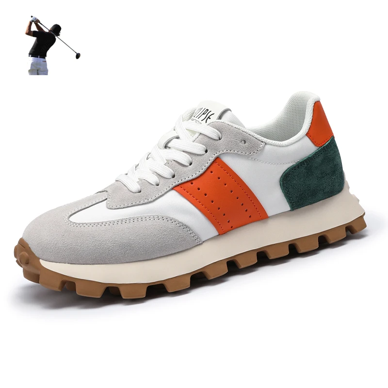 

New Men Golf Shoes High Quality Canvas Golf Men Footwear Outdoor Sports Shoes Golf Trainers Athletic Golf Sneakers for Men