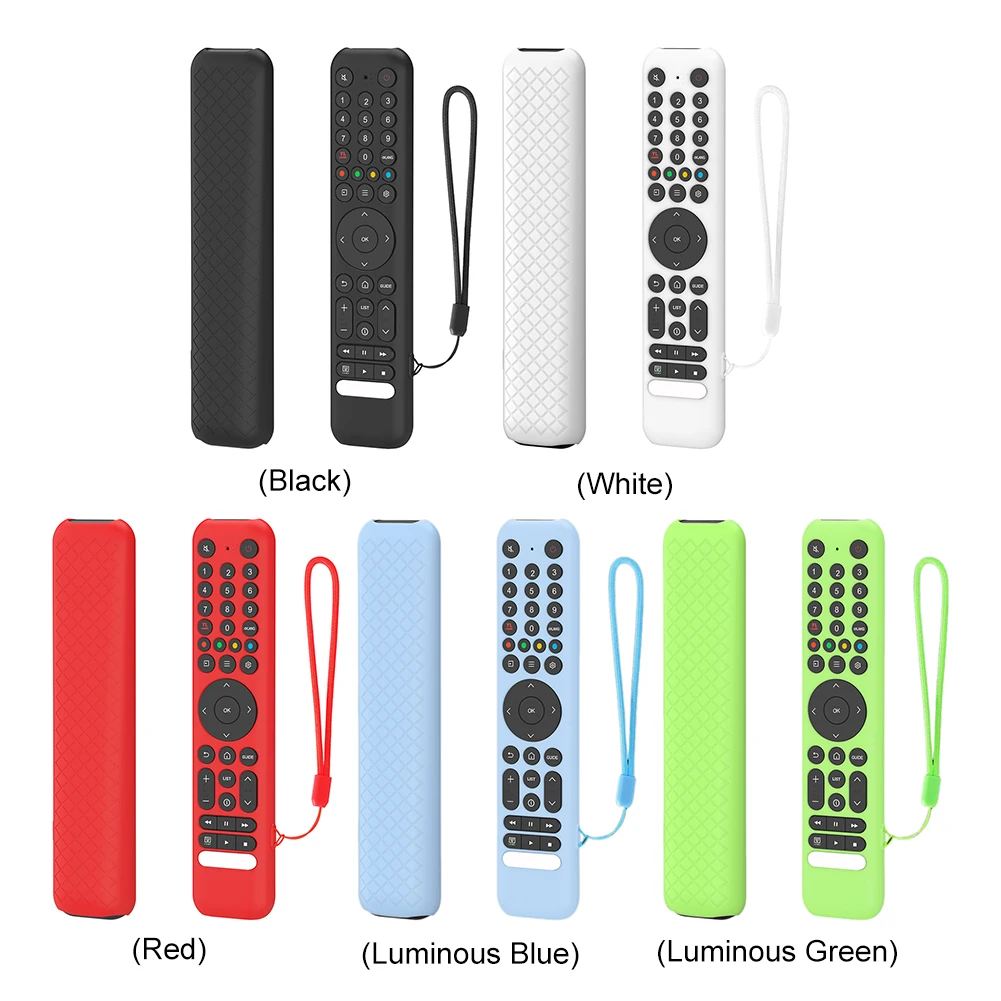 Silicone Remote Case for TCL RC716/RC833 GUB1 Remote Protective Case Anti-Slip Remote Cover Shockproof Silicone Sleeve Anti-Drop
