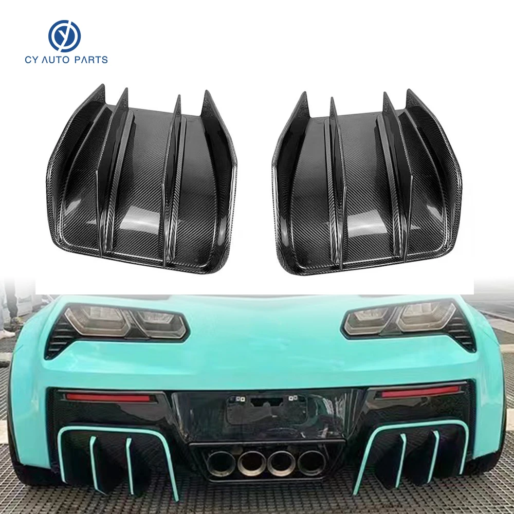 

Real Carbon Fiber Car Rear Diffuser Lip For Chevrolet Corvette C8 2019+