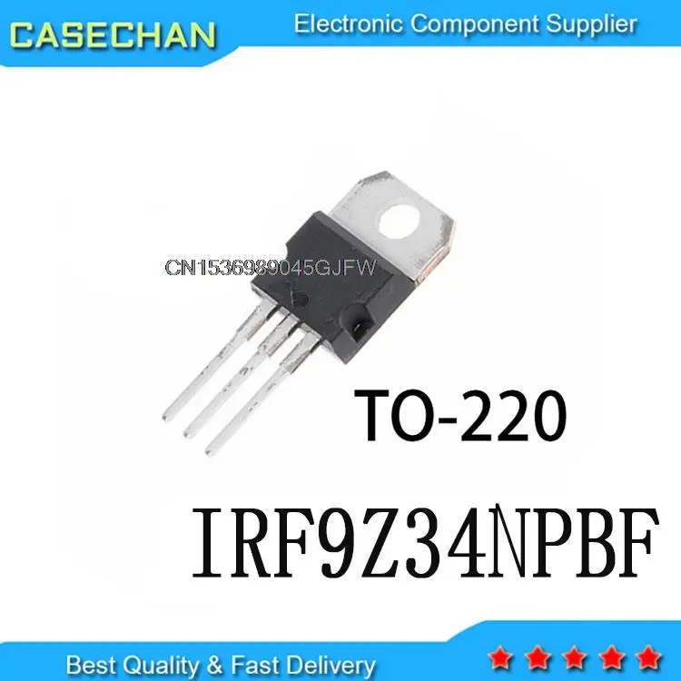 

Новые и оригинальные IRF9Z34N F9Z34N TO-220 19A 55V IRF9Z34NPBF, 10 шт.