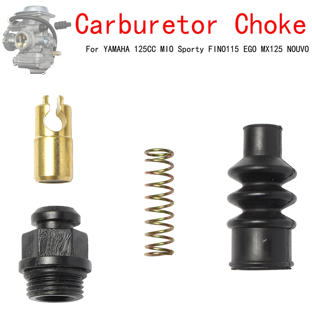 Carburatore Choke Starter Set Yamaha 125Cc Mx125 Nouvo Mio Sporty Fino115 Ego Scooter