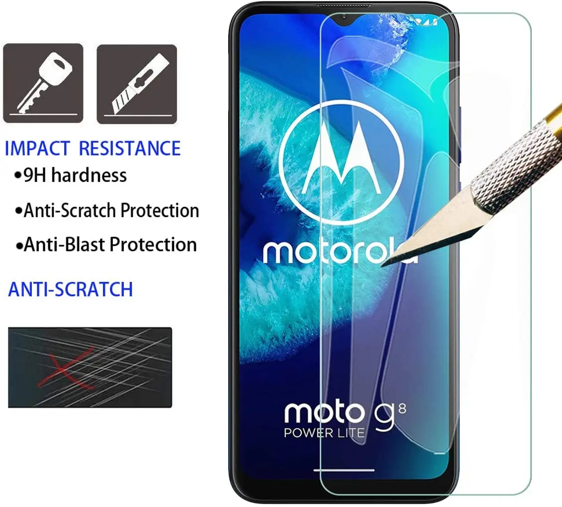 Premium Tempered Glass Screen Protector Film - 3 Pack