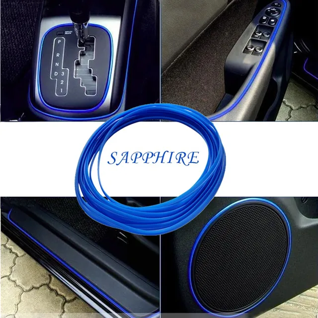 Tira decorativa de Líneas flexibles autoadhesiva para coche, accesorios  para coche, tira de costura de Panel de instrumentos especiales,  suministros para Interior de coche - AliExpress