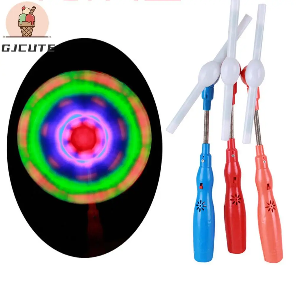 1Pcs Baby Kid Windmill Light Up Toys Flash Music Windmill Colorful Toy random color