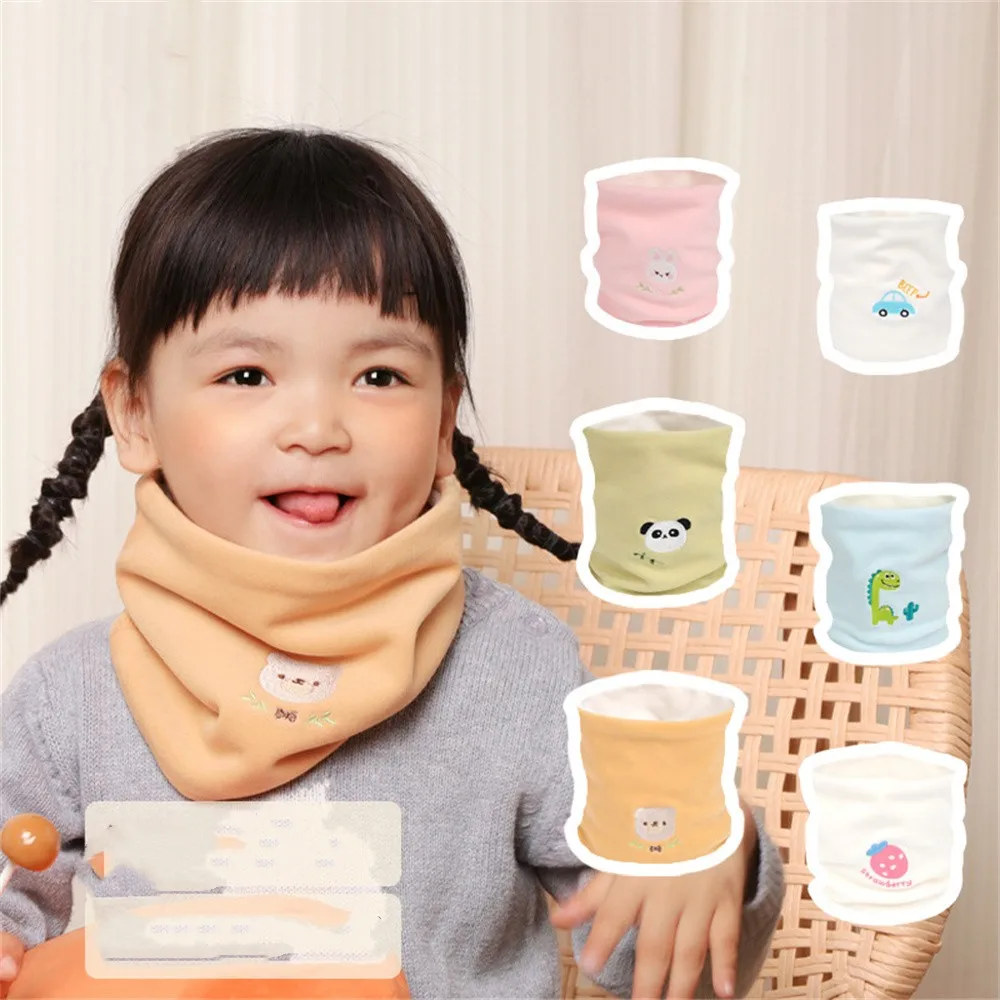 New Cotton Baby Scarf Autumn Spring Snood Children Scarf Boy Girl Kids Child Neck O Ring Scarves Collar Warm Neckerchief
