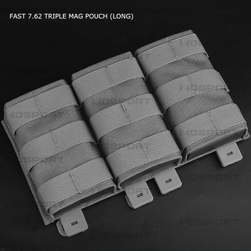 

Tactical Triple Tall 7.62mm KYWI Open Magazine Pouch Insert Malice Clip Strap Belt Bag Hunting M4 AK47 Paintball Accessories