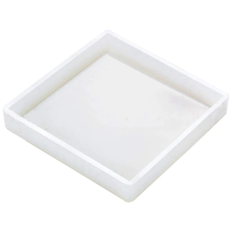 

Silicone Coaster Molds Silicone Resin Mold, Clear Epoxy Molds For Casting With Resin, Concrete, Cement And Polymer Clay (4 Pack