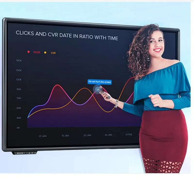 Multifunction Pen 1PC Writing Pen Interactive Intelligent Tablet Touch Pen Electronic Whiteboard Teacher