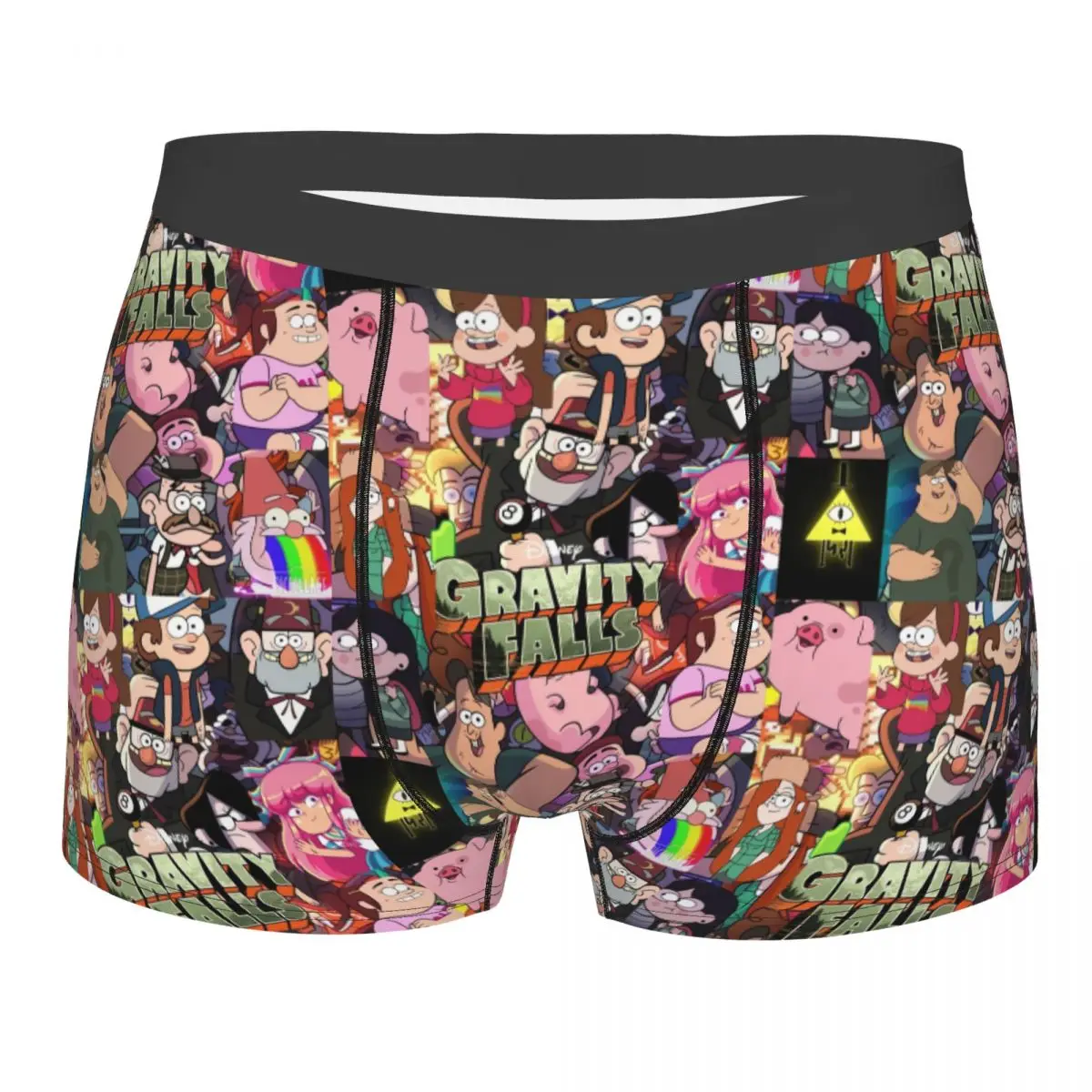 

Disney Anime Gravity Falls Boxer Shorts For Men 3D Printed Underwear Panties Briefs Soft Underpants