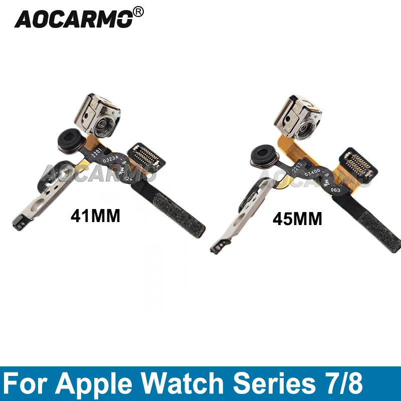 

Aocarmo для Apple Watch Series 7 8 Series 7 41 мм 45 мм включение питания с микрофоном