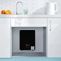 Chauffe-eau électrique instantané 6500W et ensemble de douchette à main, chauffe-eau mural sans réservoir 2