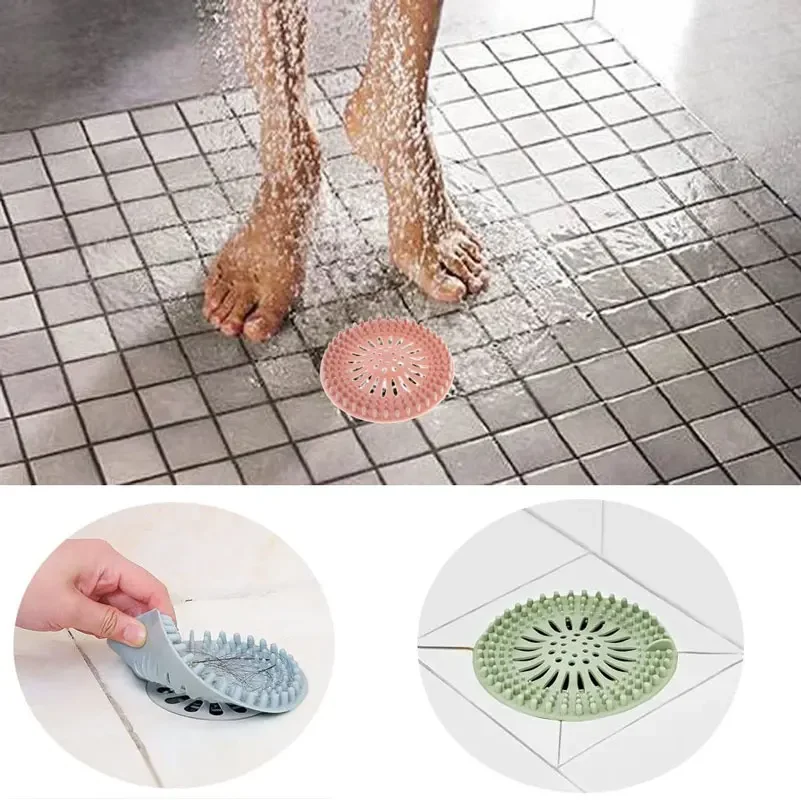Sink Strainer 1Pc Sink Strainer Bathroom Sewer Filter Floor Drain Drain Hair Catcher Bath Shower Stopper Plug Anti Blocking Bathroom Products