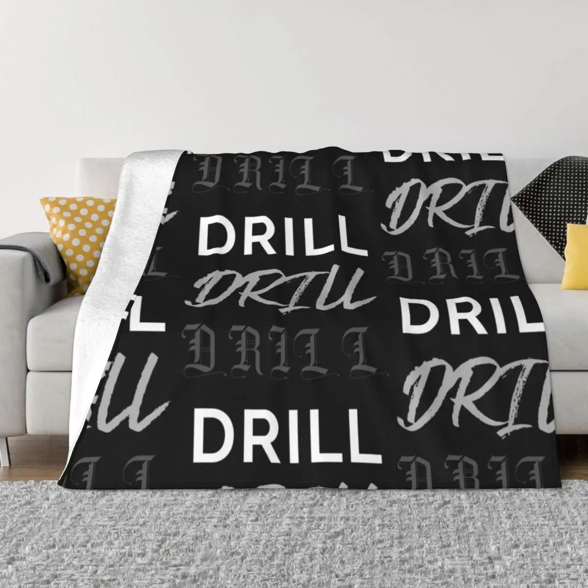 

Drill Throw Blanket Bed Luxury Blankets