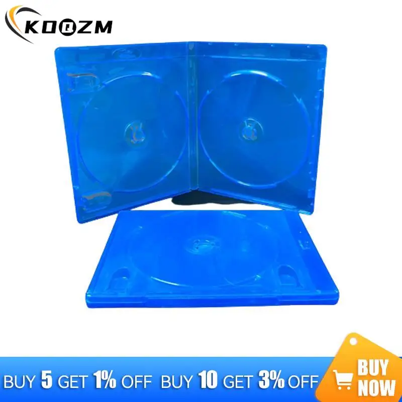1Pcdurable Cd Dvd Discs Storage Box Cover Cd Game Case Scatola Protettiva Compatibile Per Ps5 / Ps4 Game Disk Holder Disk Case Cd Box
