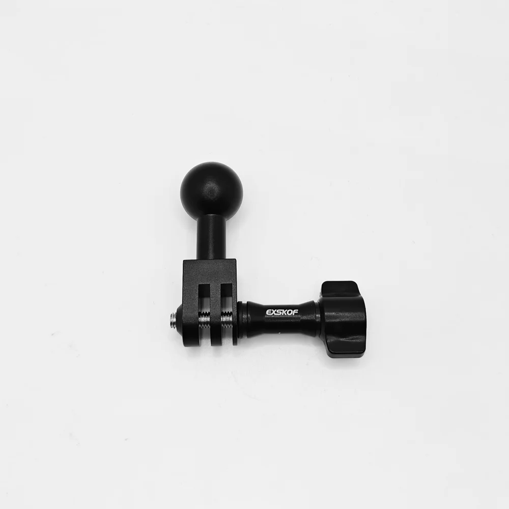 알루미늄 2CM 볼 헤드 마운트 1/4-20 나사형 메탈 어댑터 고프로 SJCAM 인스타360 아카소 DJI 오스모 액션 카메라 액세서리