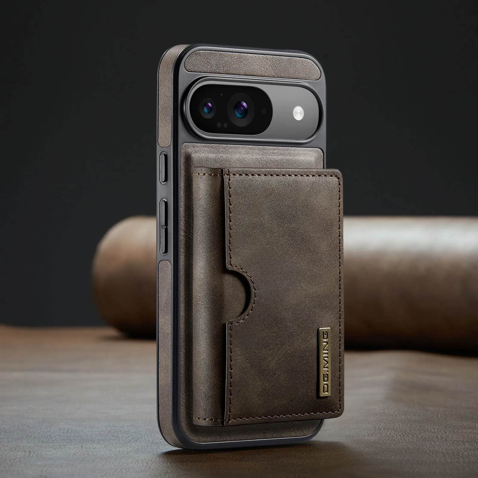 Premium RFID-Blocking Leather Wallet Case - 2-in-1 Detachable Magnetic Cover