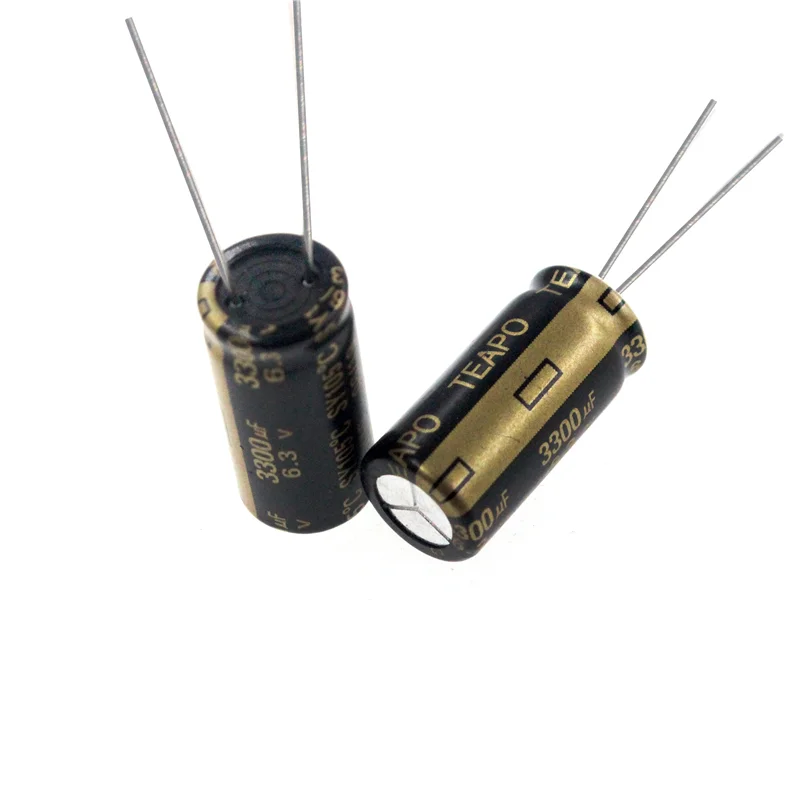 

20pcs 3300uF 10V 3300MFD 10Volt 10*20mm Aluminum Electrolytic Capacitor Radial 3300mf10v 3300uf10v 10v3300mf 10v3300uf