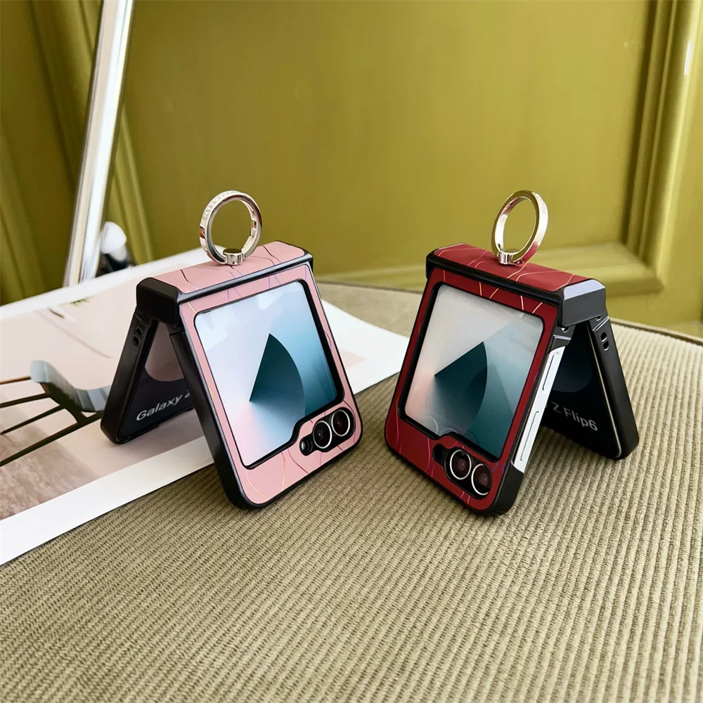 Colorful Wave Pattern Fashion Finger Ring Stand Cover