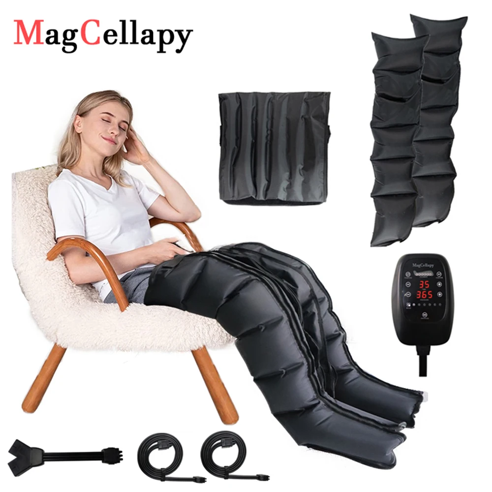 Air Compression Leg Massage Pneumatic Shoe Compression Pump Foot Physical Therapy Muscle Recovery Relaxation and Fatigue Relief