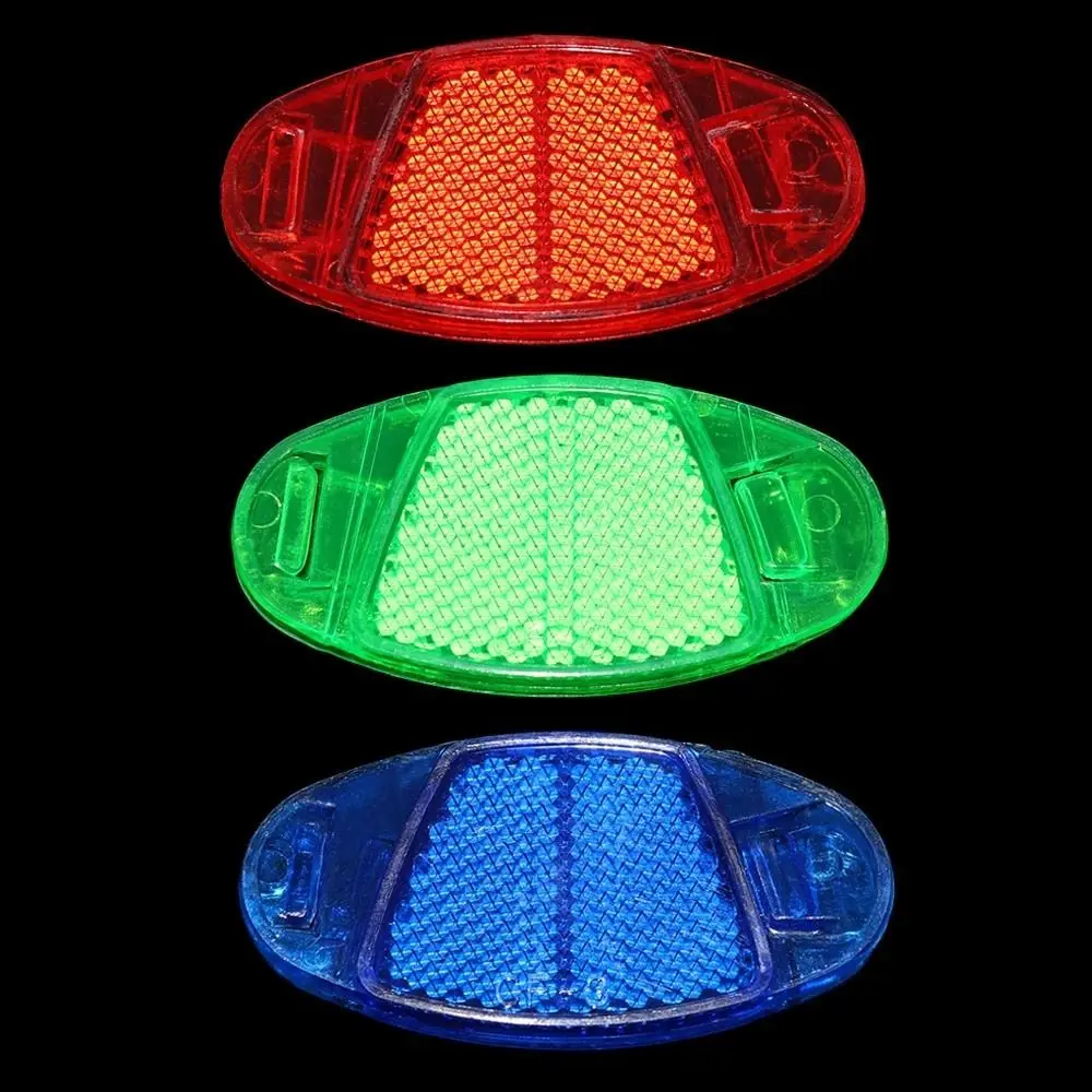 4 Pcs Bicycle Spoke Reflector Safety Warning Light Wheel Rim