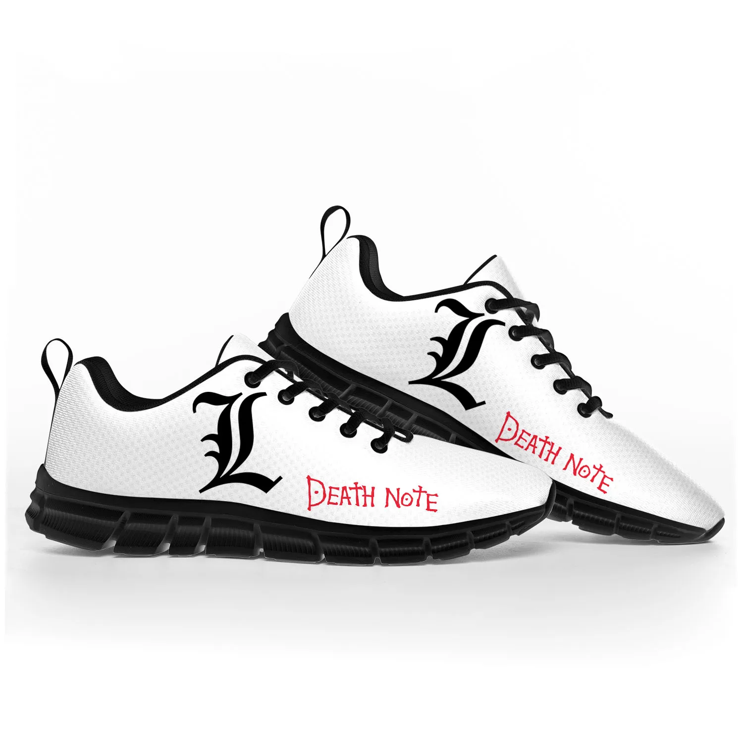 

Death Note Yagami Lawliet L Sports Shoes Mens Womens Teenager Kids Children Sneakers Casual Custom High Quality Couple Shoes