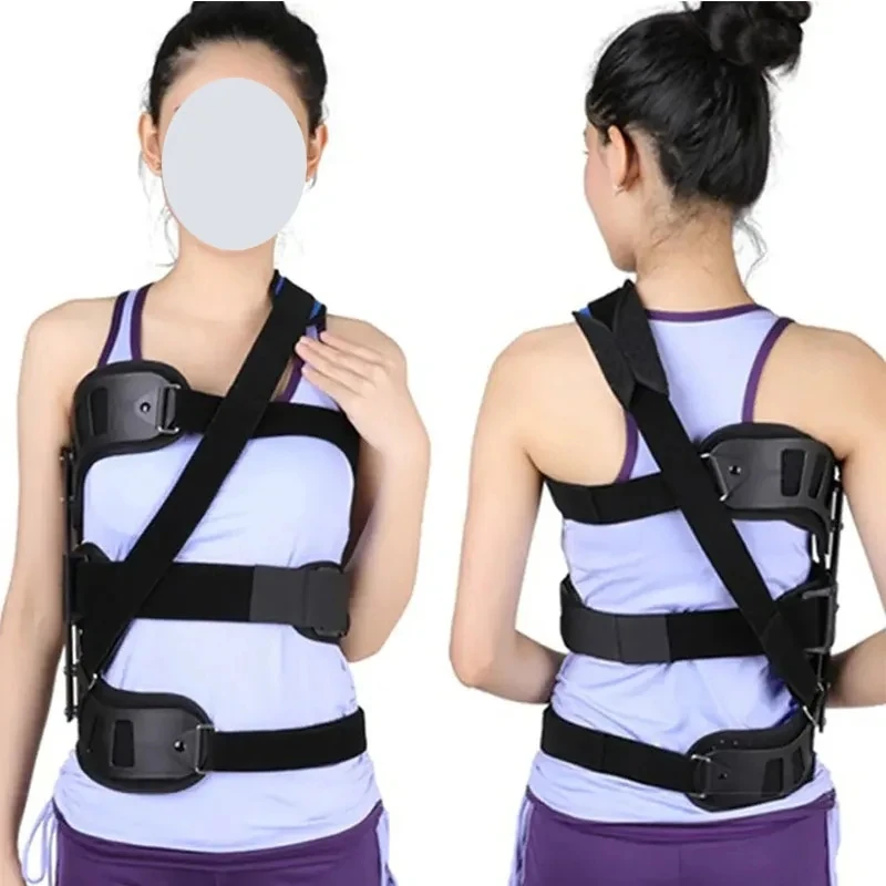1Set Fixed Spinal Brace Aluminium Alloy Breathable Fixed Spinal Straightener Brace for Children Adults Scoliosis Correcting Brac 6