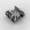NEW 453Pcs MOC Spaceship TIE/ad Advanced x1 Vader's Fighters Building Blocks Modified from Tie Bomber Bricks Model DIY Toys Gift 2