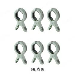Durable Windproof Beach Towel Clips - Set of 3-6 Reusable Clothespins (6PCS Green)
