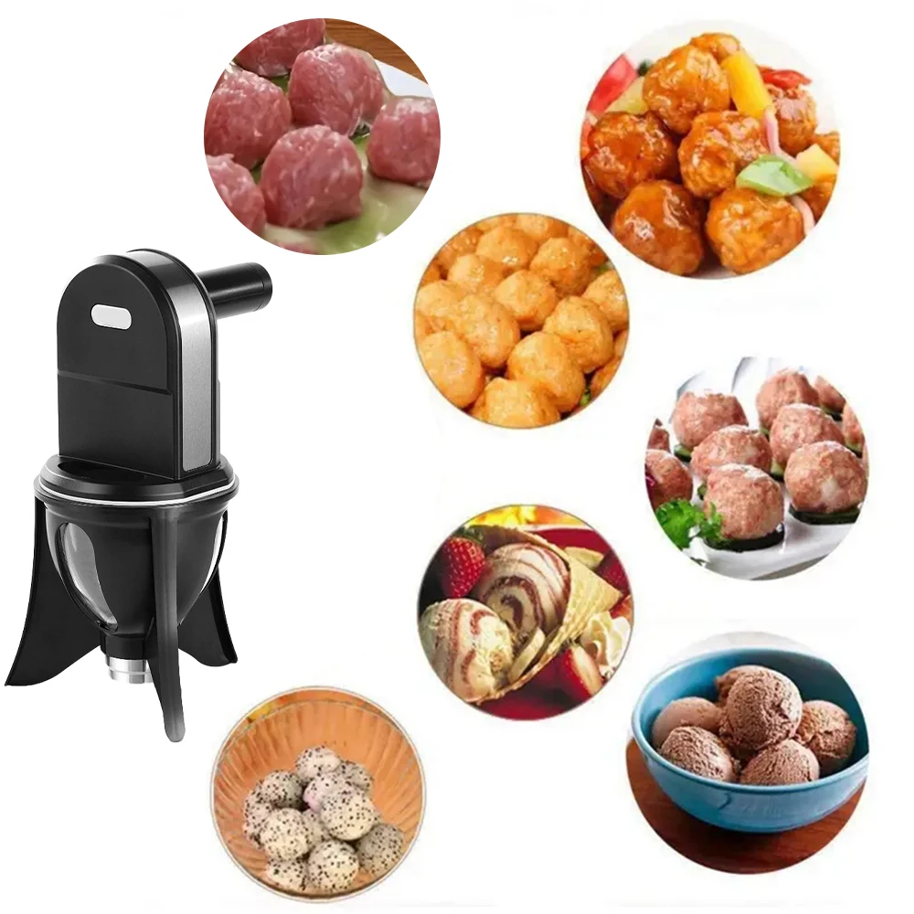 Automatic Meatball Forming Making Machine Glutinous Rice Ball Fish BallMaking Meatball Making Machine Ball Maker Kitchen Tool