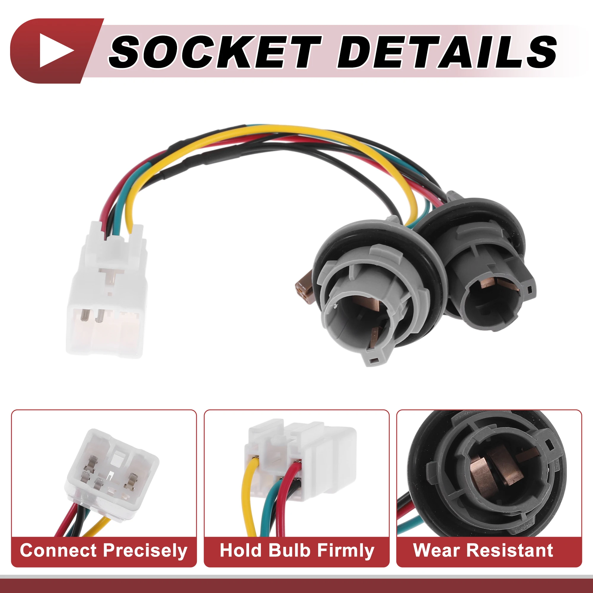 X Autohaux 테일 라이트 소켓 배선 키트 기아 옵티마 2016-2020용 No.92480D5000QQK 전구 피그테일