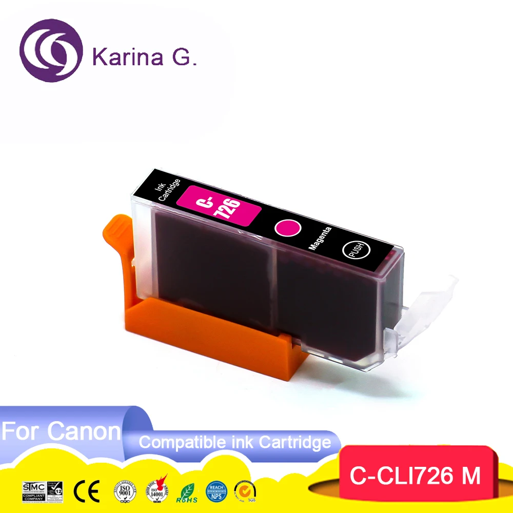 For  PGI725 CLI726 PGI-725 CLI-726 Compatible Ink Cartridge Suit For  PIXMA MG61