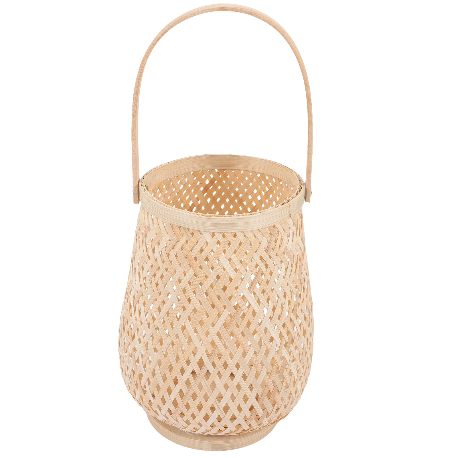 

Modern Hand Woven Bamboo Chandelier Lantern Pendant Rattan Candle Holder Ceiling Lampshade Light Fixture