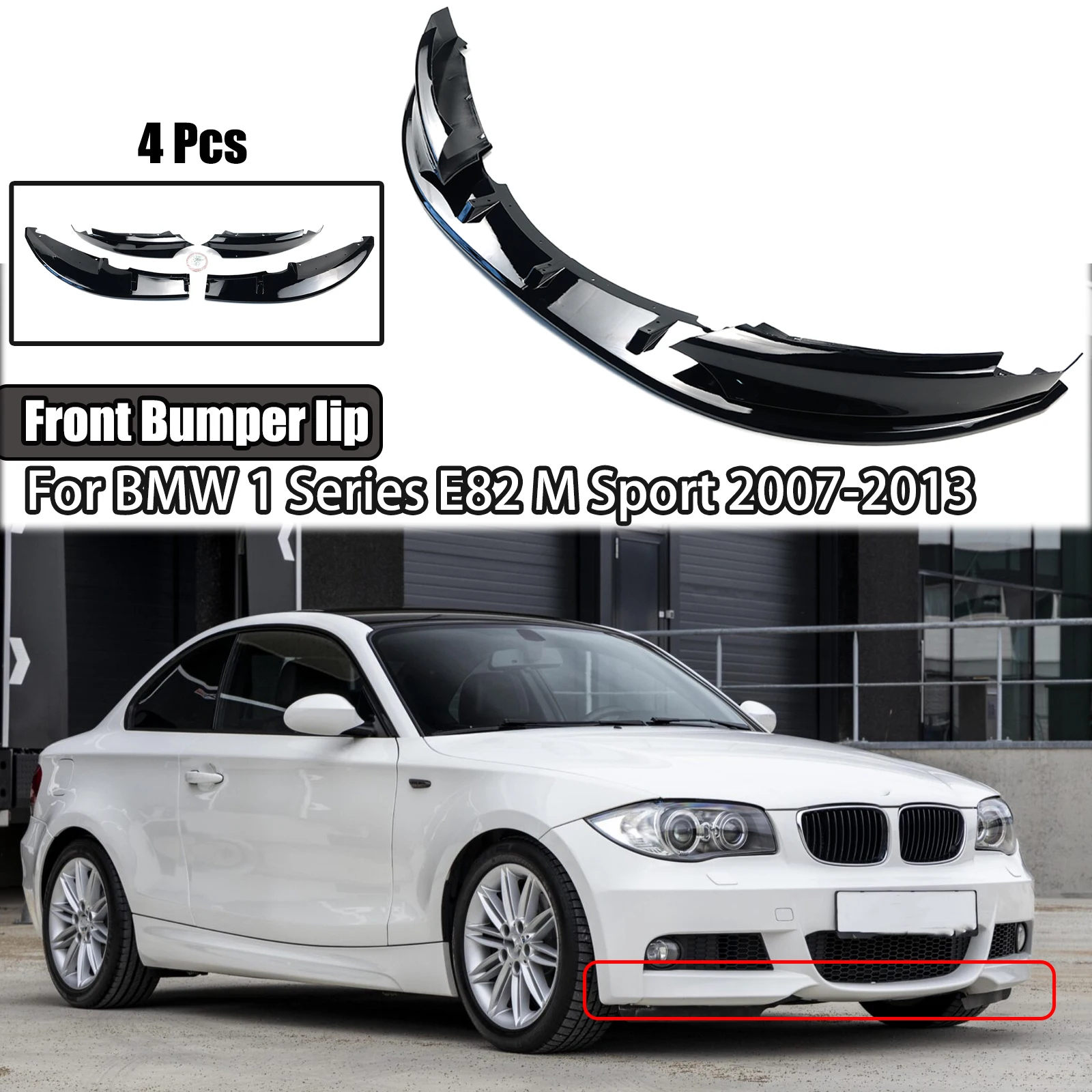 

Передний бампер для BMW 1 серии E82 M Sport 2007-2013