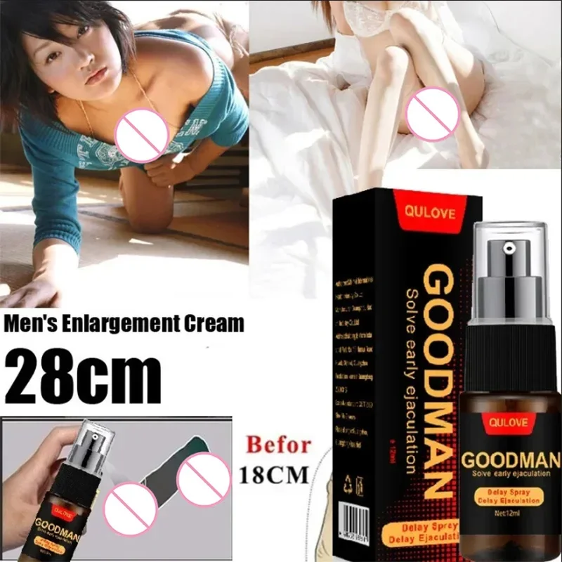 Man Penis Enlargment Oil Sex Delay Spray 60 Minutes External Use Anti Premature Ejaculation