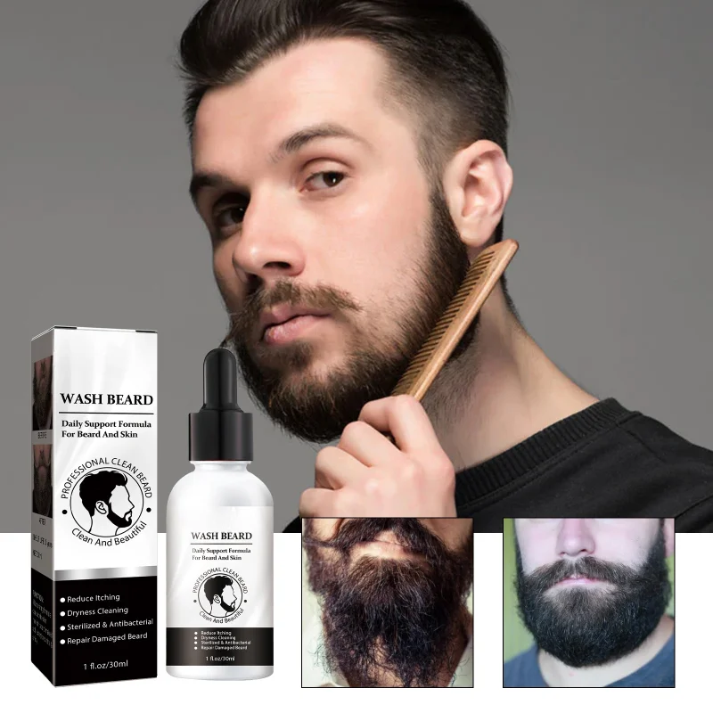 Natural Effective Beard Growth Essential Oil Enhancer Nutrient Oil For