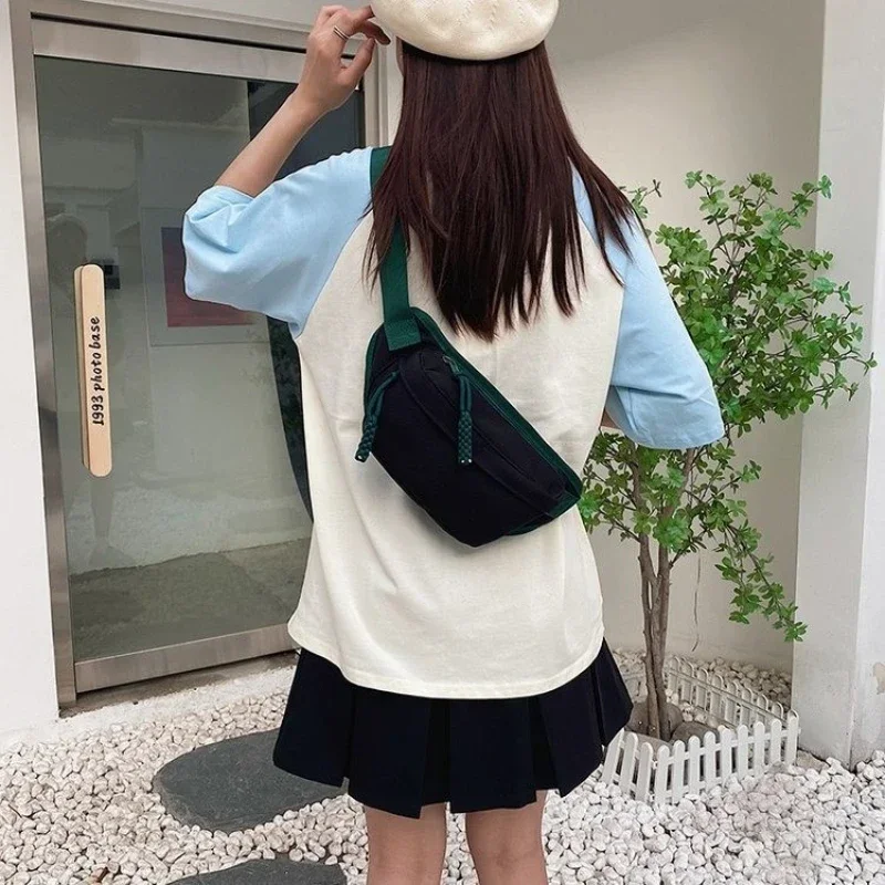 여성용 대용량 원숄더 크로스바디 백, 다목적 여행 체스트백, 캐주얼 스타일, 패션 트렌드, 무료 배송, 신제품