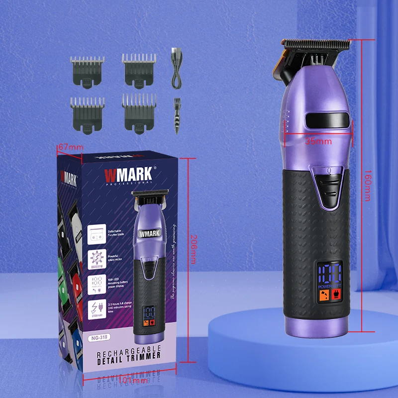 Novo! Cortador elétrico do cabelo do WMARK-NG-318,
