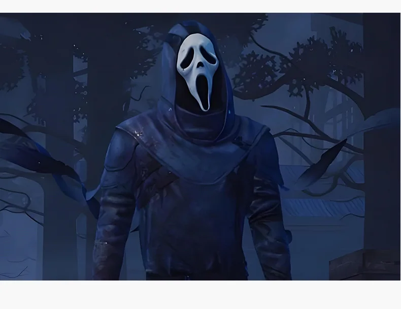 Dead by Daylight The Ghost Face Cosplay Costume for Adults (Unofficial)