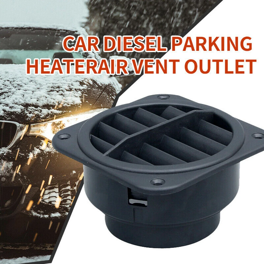

Vent Outlet Car Air 1Pcs 60mm Black Diesel Heater Ducting Plastic Tool Warm High Quality Practical Quality Durable