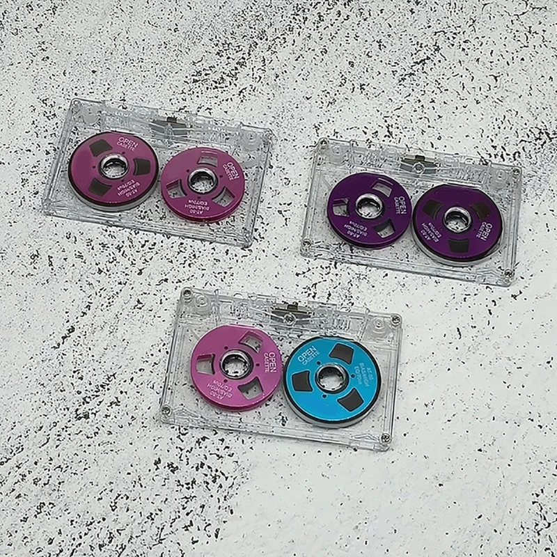 Blank Recording Tape Player Empty Tapes for 50 Minutes of Clear Music Recording