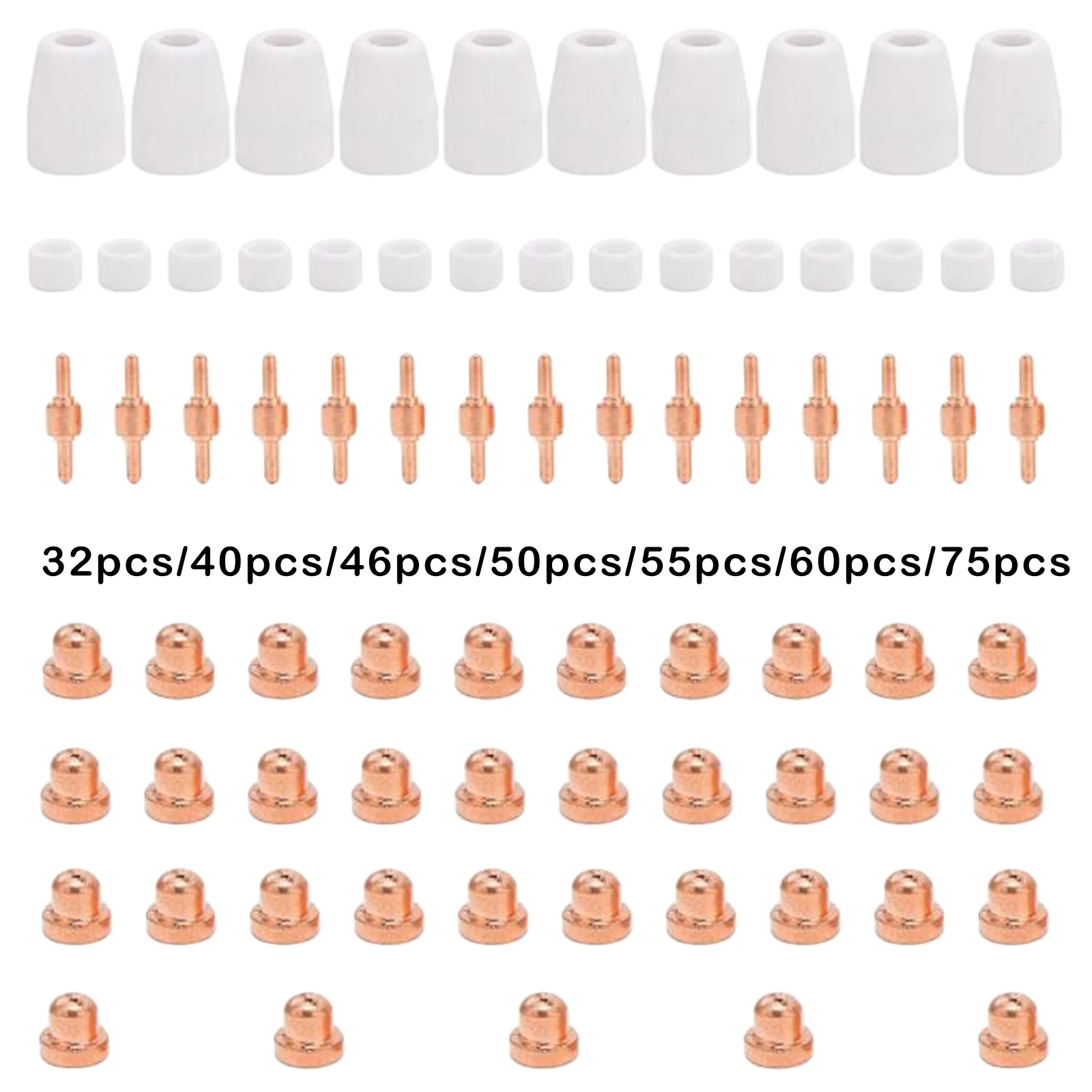 

Plasma Consumables Electrode Tips Cup for CUT40 CUT50 LGK60 Accs