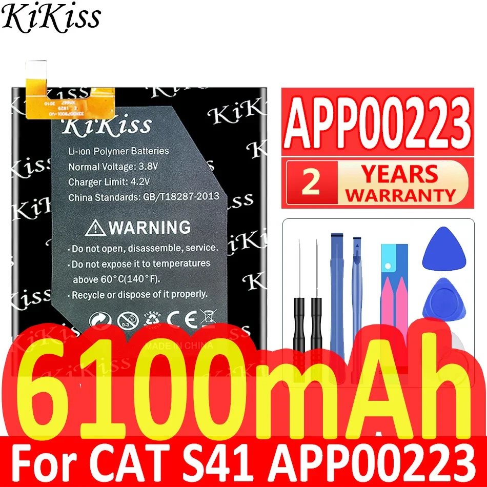 

Мощная батарея 6100 мАч KiKiss для CAT S41 APP00223 Bateria